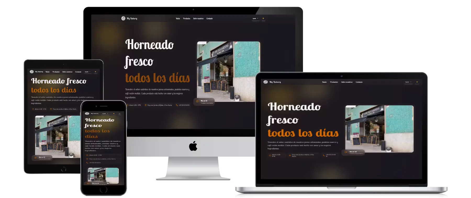 My Bakery Coffee Landing Page